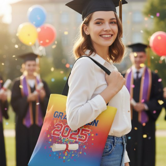 Custom Graduation Tote Bag - Canvas Tote with Date トートバッグ