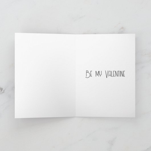 custom graffiti love heart valentines day シーズンカード (内部)