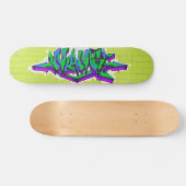 CUSTOM GRAFFITI SKATEBOARD WILDSTYLE*EMAIL BELOW! スケートボード (横)