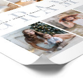 Custom Grammy 7 Photo Grandchildren Collage Print ポスター (角)