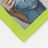 Custom Grandfather 10 Photo Collage Gift from Kids フリースブランケット (角)