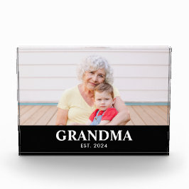 Custom Grandma Established Modern Bold フォトブロック