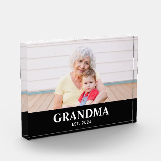 Custom Grandma Established Modern Bold フォトブロック (左)