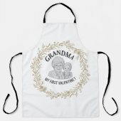 Custom "GRANDMA" Photo Collage Design - Heartwarmi エプロン (正面)