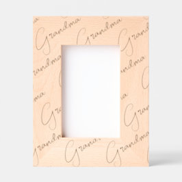 Custom Grandma Picture Frame, Portrait, Granny レーザー彫刻フレーム