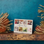 Custom Grandpa Plaque – Grandparents Day Gift フォトプラーク (側面)