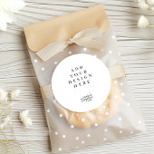 Custom Graphic Classic Round Sticker Labels ラベル