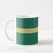 Custom Green 50th Class Reunion Favor Mug コーヒーマグカップ (左)