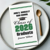 Custom Green Class of 2026 Graduation Party