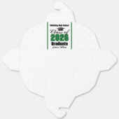 Custom Green Class of 2026 Graduation Party フェイバーボックス (見開き)