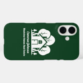 Custom Green Forest House Real Estate Company Case-Mate iPhoneケース (裏面 (横))