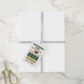 Custom Green Gold Class of 2026 Graduation Party ギフトタグ (より糸付き)