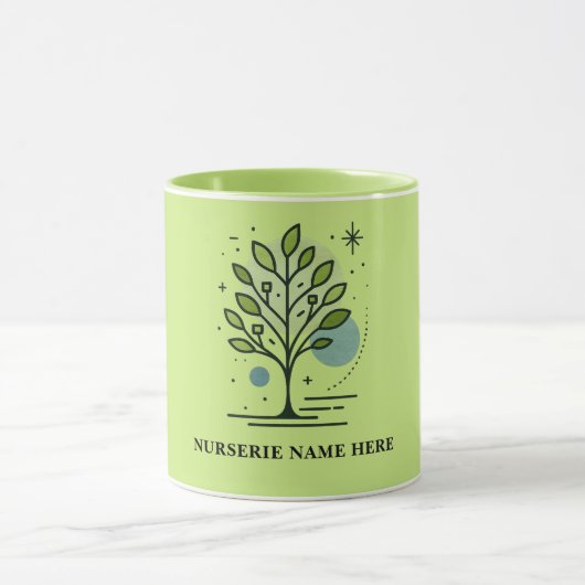 Custom Greenleaf Nursery Branding  マグカップ (中央)