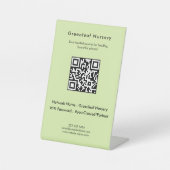 Custom Greenleaf Nursery Branding WiFi 台座サイン (正面)