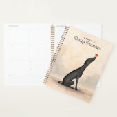 Custom Greyhound Planner, Greyhound gift プランナー手帳 (ディスプレー)