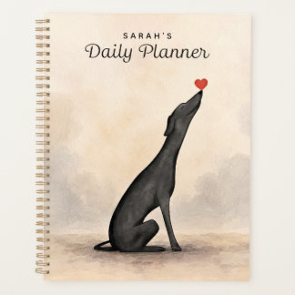 Custom Greyhound Planner, Greyhound gift プランナー手帳