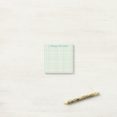 Custom Grid Teacher Post-it® Notes  ポストイット (デスク上)