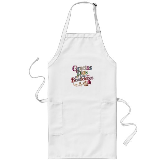 Custom Grill Master Apron – Long Fit with Pockets ロングエプロン (正面)