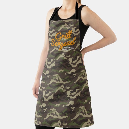 Custom Grill Sergeant Camo Apron エプロン (インサイチュ)