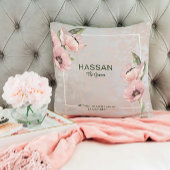 Custom Groom Wedding Throw Pillow - Cushion クッション