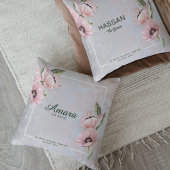 Custom Groom Wedding Throw Pillow - Cushion クッション