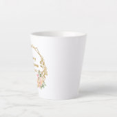 Custom groomsman mug, Bridesmaid proposal gift mug カフェラテマグ (正面)
