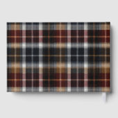 Custom Guest Book Gingham Style Vacation Rentals ゲストブック (裏面)