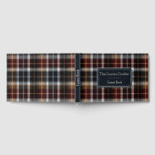 Custom Guest Book Gingham Style Vacation Rentals ゲストブック (全面)