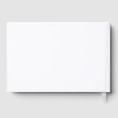Custom Guest Book, Personalized Luxury Wedding Gue ゲストブック (裏面)