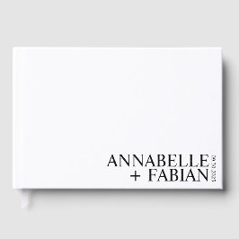 Custom Guest Book, Personalized Luxury Wedding Gue ゲストブック