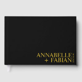 Custom Guest Book, Personalized Luxury Wedding Gue ゲストブック