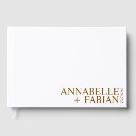 Custom Guest Book, Personalized Luxury Wedding Gue ゲストブック