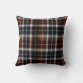 Custom Guest Throw Pillow Gingham Vacation Rentals クッション (裏面)