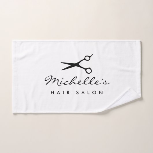 Custom hairdresser hand towel for hair salon ハンドタオル (ハンドタオル)