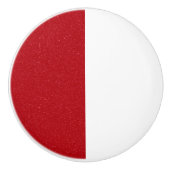 Custom Half Tomato Red Ceramic Pull Drawer Knob セラミックノブ (正面)