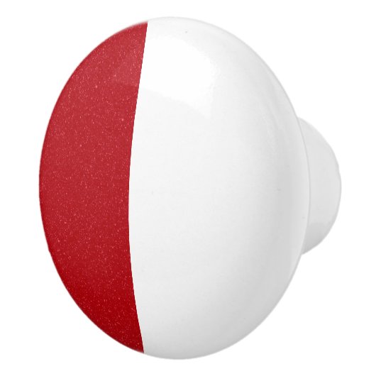 Custom Half Tomato Red Ceramic Pull Drawer Knob セラミックノブ (右)