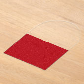 Custom Half Tomato Red Noise Acrylic Invitation アクリル招待状 (レイダウン)