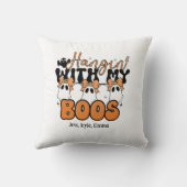 Custom Halloween Hangin' with my Boos クッション (裏面)