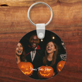 Custom Halloween Keychain – Add Photo & Text キーホルダー (裏面)