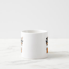 Custom Halloween Mom Hangin' with my Boos エスプレッソカップ