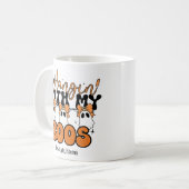 Custom Halloween Mom Hangin' with my Boos コーヒーマグカップ (正面左)