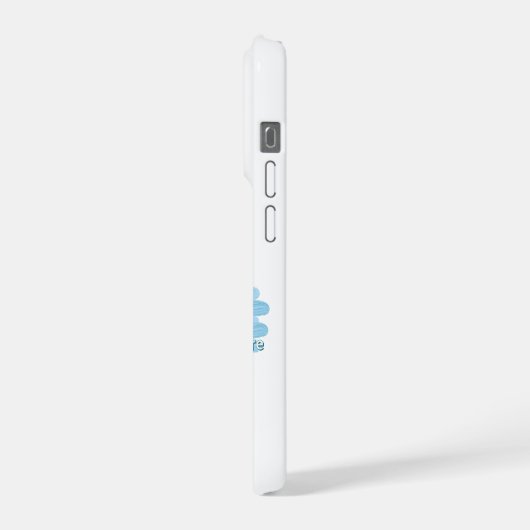 Custom “Handle With Care” Name  iPhoneケース (左側面)