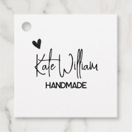 Custom handmade by tags for handmade item フェイバータグ