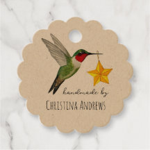 Custom Handmade  Favor Tags