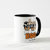 Custom “Hangin’ with My Boos” Cute Ghost Mom マグカップ (正面右)