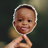 Custom Happy Baby Face Meme Photo Personalized シール