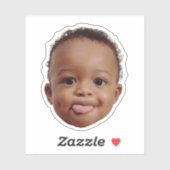 Custom Happy Baby Face Meme Photo Personalized シール (シート)