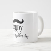 custom Happy first father's day  ジャンボコーヒーマグカップ (正面右)