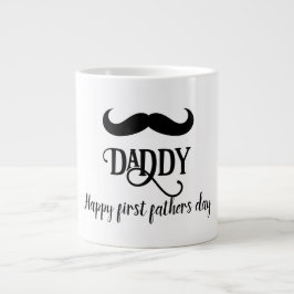 custom Happy first father's day  ジャンボコーヒーマグカップ