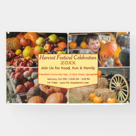 Custom Harvest Festival Celebration Banner 横断幕